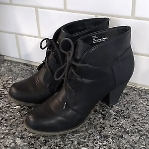 Sugar Black Ankle Boots